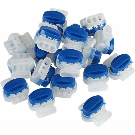Lot de 20 raccords de câbles imperméables en plastique Idéal pour tondeuse à gazon-Fei Yu (1/4)