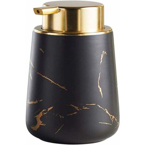 Distributeur de savon pour les mains, 400 ml, style nordique, en céramique, distributeur de savon liquide et de lotion pour les mains, pour comptoirs de cuisine ou de salle de bain-Fei Yu (1/4)