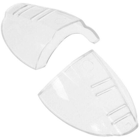 Lot de 8 paires de lunettes de sécurité avec protection latérale antidérapante, transparentes et flexibles