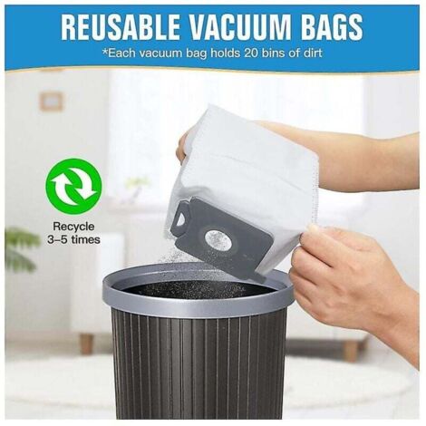 Sac à poussière compatible avec les accessoires d'aspirateur robot I7 E5 E6 S9 (1/3)