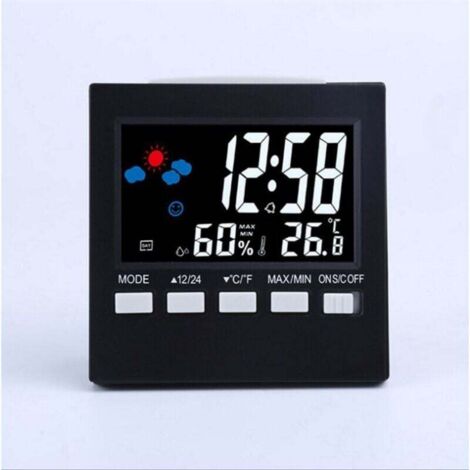 Thermomètres numériques - Stations météo - Horloges et alarmes - Thermomètres et hygromètres calendaires - Hygromètres domestiques - Mesureurs de température et d'humidité (1/4)