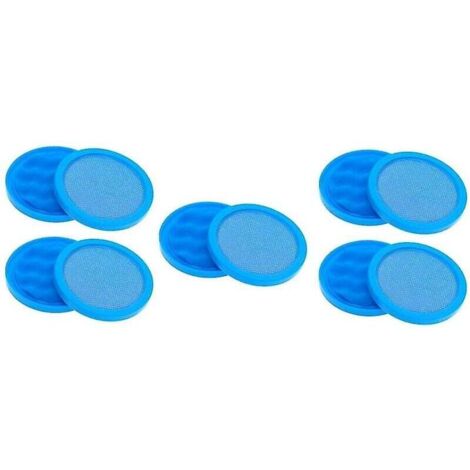 Lot de 10 filtres en coton pour aspirateur Puppyoo D-9002 D9002, remplacement de nettoyage, diamètre 1 (1/3)