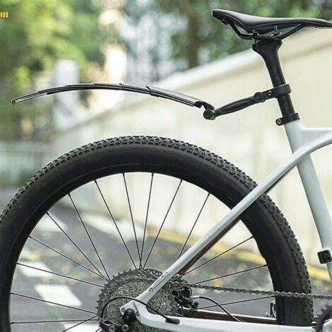 Garde-boue de vélo réglable pliable télescopique pour VTT à dégagement rapide (1/3)