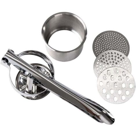 Presse-pommes de terre en acier inoxydable, presse-agrumes manuel, presse-purée, gadgets de cuisine créatifs, vente en gros (1/4)