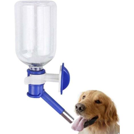 Bouteille d'eau pour animaux de compagnie de 500 ml, mangeoire automatique, distributeur d'eau (1/4)