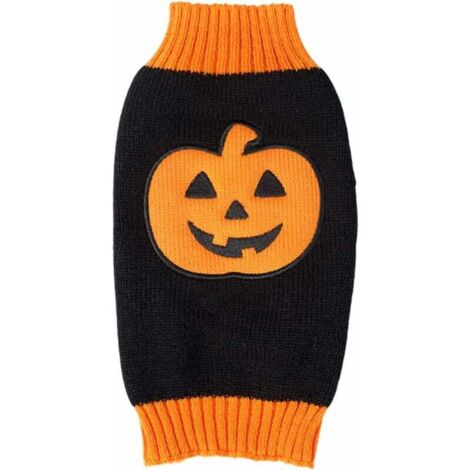 Vêtements pour animaux de compagnie citrouille d'Halloween (XS)-Fei Yu