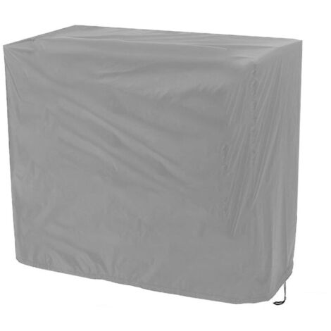 Housse Barbecue , Couverture de Gril Anti-UV/Anti-l'eau/Anti-l'humidité Protection UV Poussière Eau Résistant au Vent pour Barbecue Extérieur Jardin Patio Grill ,80x66x100cm,(Argent) (1/4)
