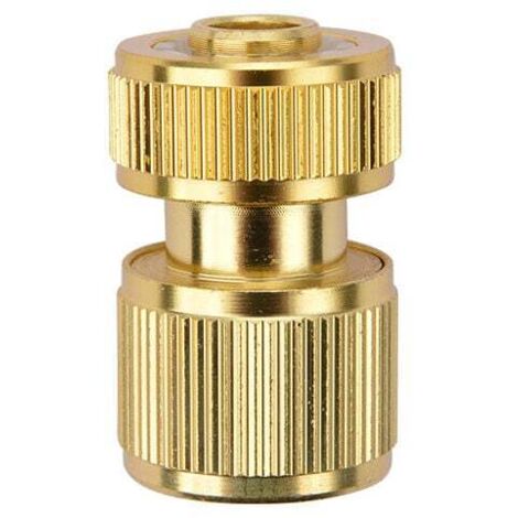 Raccord rapide de tuyau d'eau de pistolet à eau de connexion d'eau en alliage d'aluminium 1/2 (1/4)