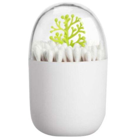 Boîte de rangement créative polyvalente en forme d'animal et de plante, boîte de rangement pour cure-dents, cosmétiques, coton-tige, petit pot de rangement divers (1/4)