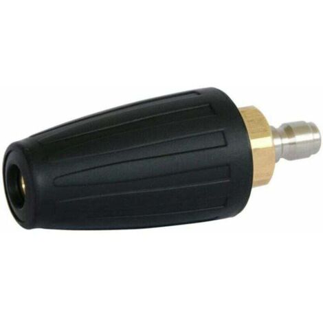 Buse Rotative Haute Pression, Embouts de Buse Rotative Turbo de 3600 Lb / Po2, Buses de Nettoyeurs Haute Pression Rotative à Raccord Rapide 1/4 Pour Les Nettoyeurs Haute Pression à Eau Froide (040)-Fe (1/3)