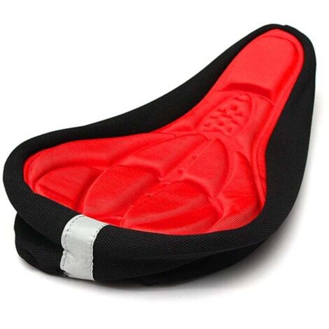 Housse de siège en gel de silicone pour selle de vélo Noir (1/4)