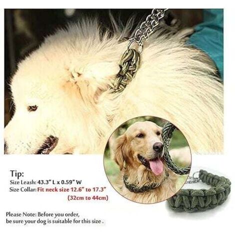 Laisses pour colliers et laisses pour chiens durables, laisse réglable en nylon tressé