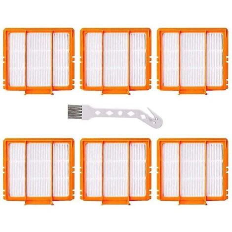Lot de 6 filtres Hepa de rechange pour aspirateur Shark Ai Av2501s (1/3)