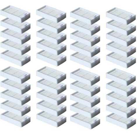 Lot de 40 filtres pour aspirateur robot V5 V5s V3 V3s V5pro V50 V55 X5 V5s Pro (1/3)