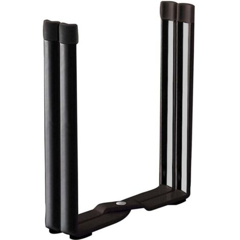Égouttoir à vaisselle - Porte-bouteilles pliable - Étagère de rangement - Égouttoir à vaisselle noir - Égouttoir en acier au carbone noir - Égouttoir à vaisselle - Acier au carbone (1/4)