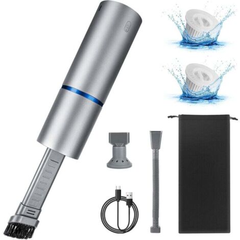 Aspirateur Voiture à Main Sans Fil,4500 Pa Aspiration Forte 85 w Ultra-léger Pour Voiture, Mini Aspirateur Rechargeable Avec Filtre HEPA Lavable Aspirateur de Table Pour Voiture et Maison-Fei Yu (1/3)