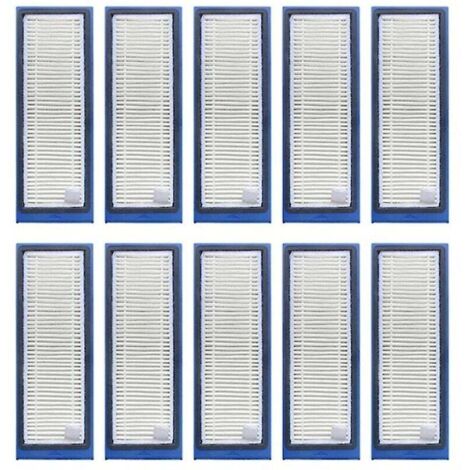 Lot de 10 filtres Hepa pour aspirateur robot hybride Eufy Robovac L70 (1/2)