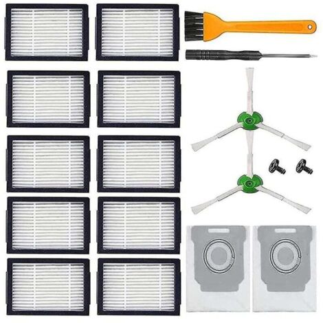 Pour aspirateur I1 I7 I3 I4 I6 I8 J7 Plus Filtres Hepa Brosses latérales Sacs d'aspirateur (1/3)