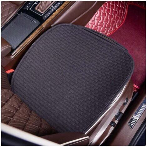Lot de 2 housses de siège de voiture, coussin de protection respirant et antidérapant avec poche de rangement, ajustement universel pour la plupart des automobiles, camions, SUV et fourgonnettes