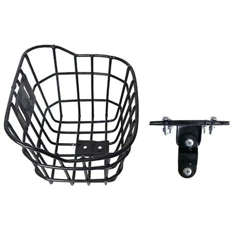 Panier de vélo pour enfants avec support fixe Paniers de vélo pour filles Accessoires de vélo de scooter (1/3)