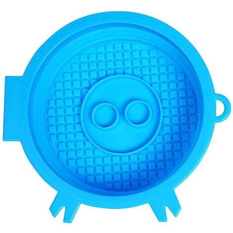 Tapis à lécher à ventouse pour animaux de compagnie, bol pliable en silicone pour chiens et chats, mangeoire lente (1/4)