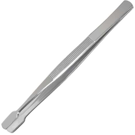 Lot de 4 pinces à timbres, pinces en acier inoxydable, pinces portables, outils de collecte de timbres