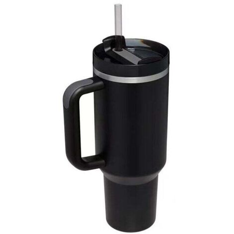 Tasse de voiture avec poignée de 40 oz, tasse isolée en acier inoxydable 304, tasse à glace, tasse de voiture isolée chaude et froide (1/4)