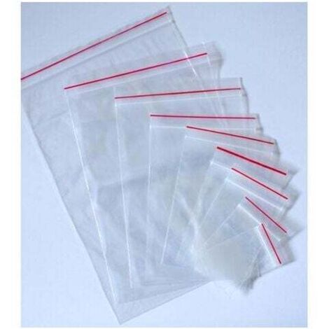 Lot de 100 pochettes zippées 5 x 7 cm (1/3)