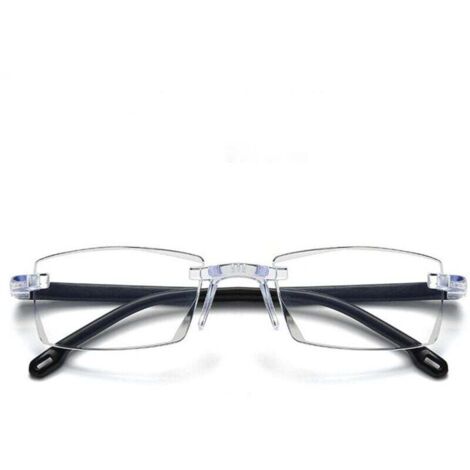 Lunettes de lecture ultra-légères anti-lumière bleue sans cadre (1/4)