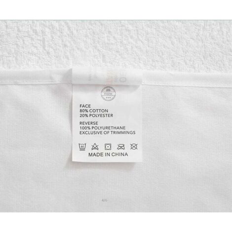 Protège Matelas 140x200cm, Hautement Imperméable,Hypoallergénique Respirant Ultra Doux Silencieux, pour Lit Adulte Incontinence et Enfant,Housse de Matelas en Coton éponge-Fei Yu (1/4)