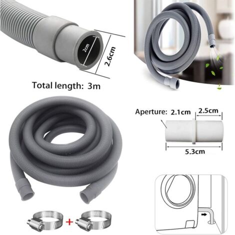 Schläfer 2536 | Tuyau D'entrée Pour Machine à Laver 3 Mt, Universel