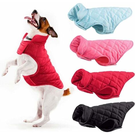 Veste Manteau Chien, Rouge XL-Fei Yu