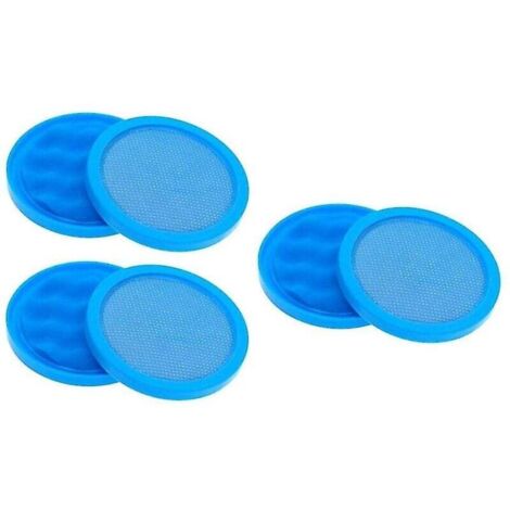 Lot de 6 filtres en coton pour aspirateur Puppyoo D-9002 D9002, remplacement de nettoyage, diamètre 11 (1/3)