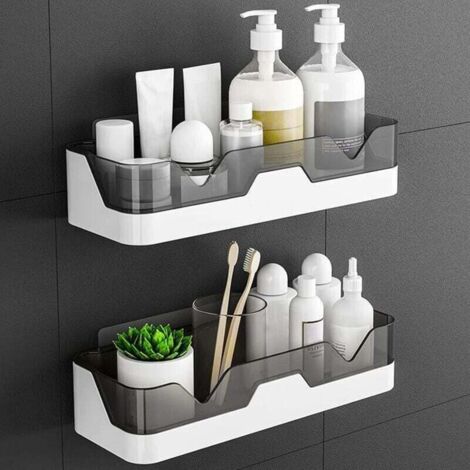 Panier De Douche Triangulaire En Acier Inoxydable Pour Salle De Bain Noire Etagere De Douche Dangle De Poinconnage Gratuit 91853102