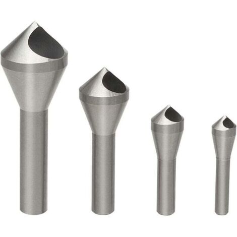 Pcs Fraise à Chanfreiner Ébavurer Foret Conique en HSS pour Perçage Métal Bois Plastique (1/4)