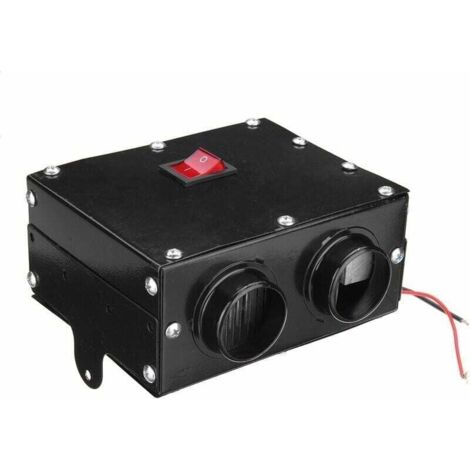 12V 300W Radiateur De Voiture Chauffe-Eau Double Trou Ventilateur De Chauffage Fenêtre Dégivreur Demister - 12V (1/4)