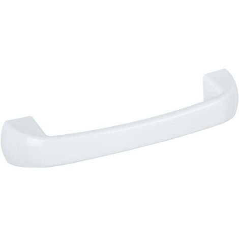 Barre d'appui WC Pure, Poignée murale Salle de Bain, fixation murale, Plastique, 28,5x5x6,5 cm, blanc (1/4)