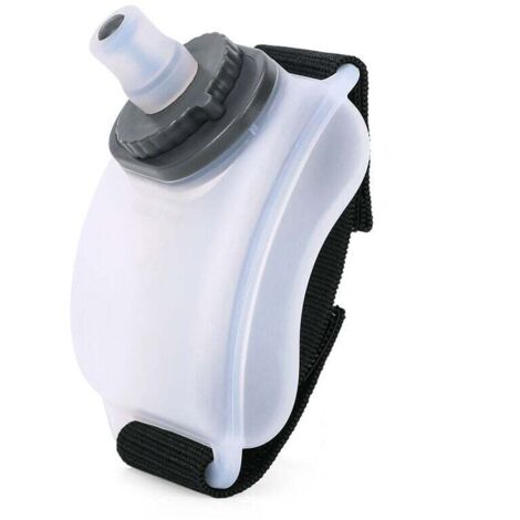 Bouteille d'eau portable pour course à pied en plein air en été, bouteille d'eau de sport, cyclisme, fitness, semi-transparente, 200 ml (1/4)