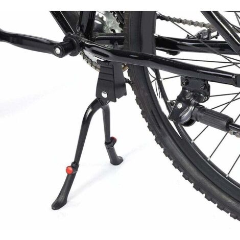 Béquille de vélo, béquille latérale de vélo béquille arrière béquille de vélo réglable en hauteur à double jambe pour vélos de 24 à 28 pouces-Fei Yu (1/4)
