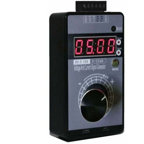 Tension positive et négative portative 0-10V5V + courant 0-4-20mA générateur de signal calibrateur de source analogique