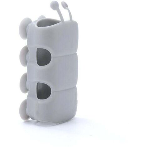 2 pièces de support de douche, accessoires de pomme de douche sans poinçon, ventouse, buse, support en silicone suspendu pour artefact fixe de séchage de fleurs amovible (1/4)