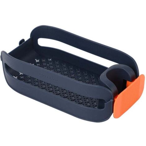 Support de rangement pour robinet de cuisine, vaisselle, fournitures d'évier, égouttoir pour chiffon et éponge, panier suspendu (1/4)