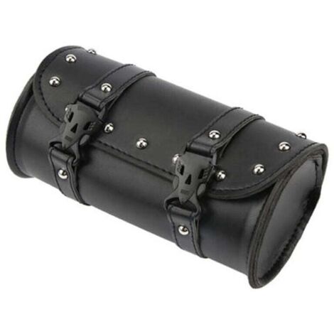 Sac à outils de moto en cuir PU, sac à outils pour fourche arrière (1/2)