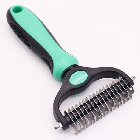 Brosse pour sous-poil pour chien et chat Peigne pour sous-poil à poils longs et courts Brosse d'épilation pour chien Brosse de toilettage (1/4)
