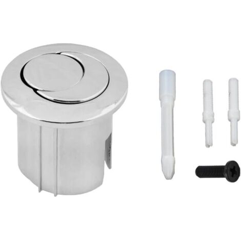 Bouton de chasse d'eau double style D2D double pression demi-lune à portée courte portée AH0001800R Compatible avec le réservoir de chasse d'eau ROCA D2D Bouton poussoir WC 822043001 (1/4)