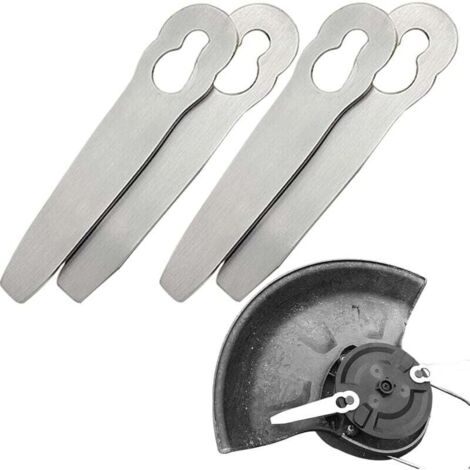 4 lames métalliques de rechange compatibles avec les coupe-bordures PolyCut 2-2 Polycut 3-2, FSA 45,D 57, FSE 52, robustes et ne se brisant pas Couteaux de coupe Accessoires pour coupe-bordures sans f
