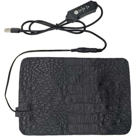 Tapis Chauffant pour Reptiles & Terrarium - Tapis Chauffant Tapis Chauffant Reptile étanche avec 3 Niveaux Réglage De Température [25-45°] - 7,5W Coussin Chauffant pour Reptiles (PU) (1/4)