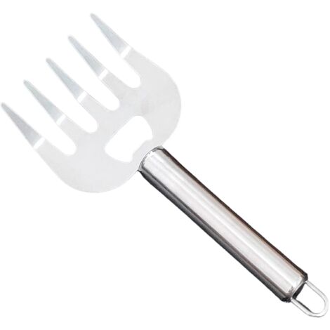 Trancheuse à viande multifonctionnelle en forme de griffe d'ours, effilocheuse à poulet et à bœuf, fourchette à découper pour barbecue (paquet de 8) (1/4)
