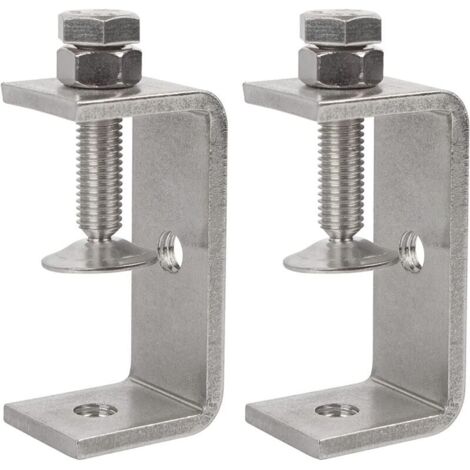 Lot de 2 serre-joints en C robustes en acier inoxydable 304, ouverture des mâchoires de 65 mm, serre-joints de type « tigre », serre-joints en bois (1/4)