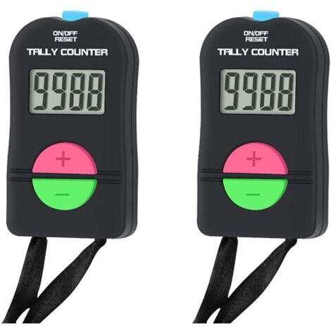 Compteur numérique compact, compteur manuel électronique d'addition/soustraction, compteur manuel pour le golf (1/4)
